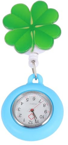 Hemobllo Clip Sullorologio Orologio Tasca per Infermiere Orologio Sospeso Orologio Digitale da Uomo Clip Sull'orologio Orologio da Tasca Regali da Uomo Portachiavi Telescopico