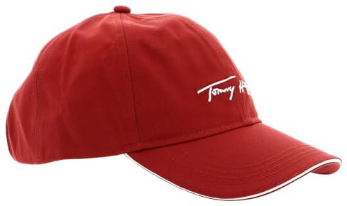 TOMMY HILFIGER SPWW Modern Suprlus Iconic Signature Cap Cinnabar Red