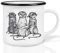 Ligarti® Keramiktasse [Design by H. Ligeti] Design Mug & handveredelter Becher I Spülmaschinengeeignete Tasse, Kaffeetasse, Teetasse, Cup (Erdmann Gang)