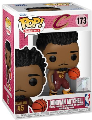 Funko POP! NBA: Cavs - Donovan Mitchell - Vinyl-Sammelfigur - Geschenkidee - Offizielle Handelswaren - Spielzeug Für Kinder und Erwachsene - Sports Fans - Modellfigur Für Sammler und Display