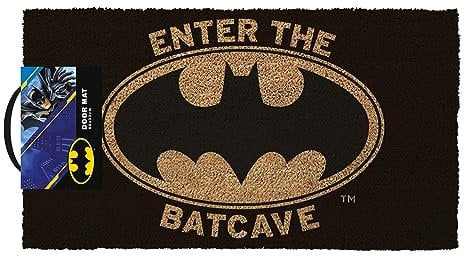 empireposter Batman - Enter The Batcave - Fußmatte Slim - Kokosfaser Türmatte - 60x33 cm