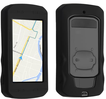 kwmobile Hülle kompatibel mit Bryton Rider 750 - Silikon GPS Fahrrad Case Schutzhülle - in Schwarz