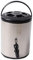 SIYANO Dispensador de bebidas aislado de acero inoxidable 304, dispensador de bebidas frías y calientes de 8 litros, cubo comercial de doble capa, negro, 8 l para leche, té, café, hogar, oficina