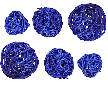 15St Rattankugel für zu Hause Schüssel Vasenfüller Kaninchen-Rattan-Kugel weihnachtsdeko christmas decorations Ornament Girlande Weihnachtsschmuck Rattankugel für den Garten Weide