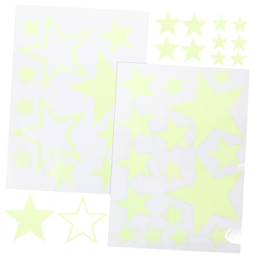 Zerodeko Glow in The Dark Diy Sterne Wandaufkleber Abnehmbare Leuchtende Dekoration Für Kinderzimmer Luminöses Sticker Für Schlafzimmer Und Wohnräume Einfach Anpassbar Und Wiederverwendbar