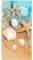 YISUMEI Mikrofaser Strandtuch XXL, Strandhandtuch Leicht Strandtücher Schnelltrocknend, Meer Muscheln Seesterne, 180 x 90 cm