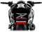 Radlauf-Sticker, Design Z-STREET EVO, kompatibel mit Kawasaki Z900/Z900E (Rot)