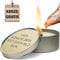 MAJVI Outdoor unendliche Kerze - Wachsfresser mit persönlicher Gravur - Kerze für Kerzenreste - Handmade in Augsburg - Gartenfeuer mit Dauerdocht - Geschenk für alle Anlässe - Waxeater