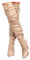 ticticlily Stivali Alti Donna Sopra Il Ginocchio Sexy Fashion Nightclub Scarpe con Tacco Alto D Albicocca 42 EU