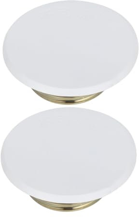 Generic 2 Stück Feuersprinkler-Abdeckung, Sprinklerkopf, Deckenlochabdeckung, Sprinkler-Donut-Schutz, Sprinkler-Abdeckungen für Außensprinkler-Halterung, Türlochabdeckung, Feuersprinkler-Rock, weißes