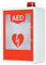 AED Defibrillator-Aufbewahrungsschrank, Wandmontage, Stahl, Herzdefibrillation, Alarmbox mit Schlüssel, Erste-Hilfe-Koffer für Zuhause, Büro, Pflegebus, passend für die meisten AED-Modelle, 45 x 35 x