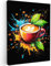 MuchoWow© Impression sur Toile Photo Peinture 50x70 cm Tableau Decoration Murale Chambre Salon Maison Deco Cuisine Café - Graffiti - Boisson - Abstrait