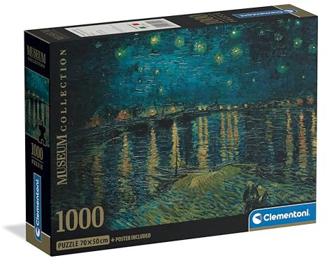 Clementoni Puzzle Museum - Evening in Tokyo 1000 Stücke, Compact Box - Puzzle für Erwachsene 14-99 Jahre, Geschenk für Mann und Frau, Made in Italy, 37095