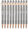 Jolis Papiers - x10 - Stift personalisiert 2 in 1 - Personalisiert Kugelschreiber mit Gravur I Rosegold-metall I Softtouch Feeling I schwarz schreiben I integrierter Stylus