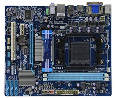 XYYZXKL Placas Base de Ordenador Placa Base De La Computadora Fit For Gigabyte GA-880GM-D2H 880G Socket AM3 + DDR3 Placa Base De Escritorio