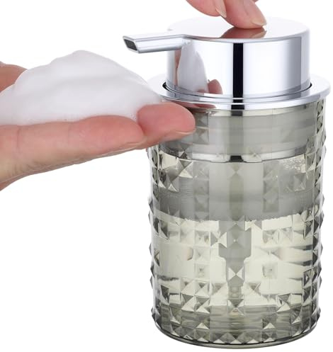 Segbeauty Schaumspender Seife, 300ml Seifenspender Schwarz, Duschgel Spender aus Kunststoff, Schaumflasche für Handseife, Shampoo, Spülmittel