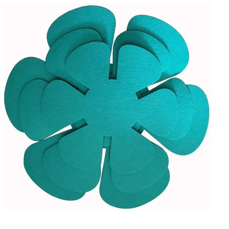 12pcs Anti Scratch Pot Protectors Felt Pads for Stacking Cookware Safely (Lake blue)