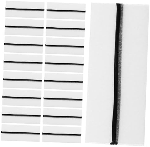 TOYZFRIENDY 40pcs Self Adhesive Eyelashes Strips Black Eyeliner Soft Comfortable Strong Hold Reusable Glue Strips for Natural Look Suitable for Various Eye Shapes