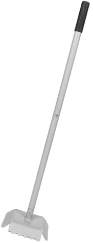 Manual Rubbish Compactor Tool for Kitchen Restaurants Silver | Stainless Steel and Plastic Construction, Quick Waste Pressing, Decreases Bag Use, Sturdy Wear Resistant