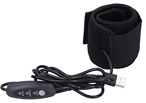 FAUOSWUK Ceinture Chauffante D'Objectif USB 6.5W, Ceinture de Désembuage à Chauffage Rapide pour Objectif D'appareil Photo et Télescope, Longueur Réglable pour une Utilisation en Extérieur