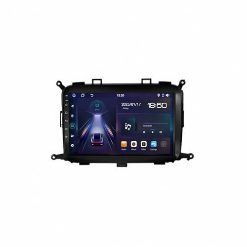 GPS Navi Auto Autoradio für JAC T6 T8 2015-2018 Hd-Display mit TMC, Poi, Blitzerwarner & Kartenupdate Wireless Carplay Android Auto, 4 Kern 1G+32G
