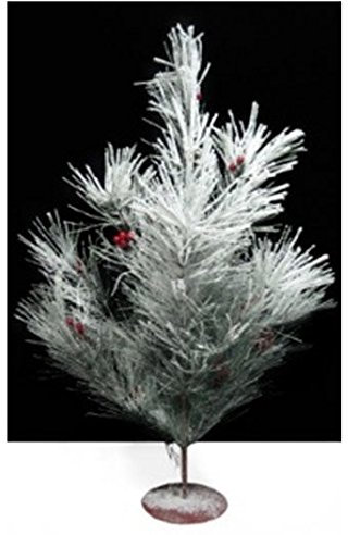 Destello S.L. Árbol de Navidad nevado con Acebo 80cm