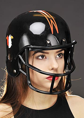 Magic Box Adult Fancy Dress Black American Football Helmet