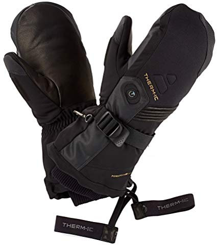 Therm-ic Herren Ultra Heat Mittens Men Fausthandschuh, Black, L-9