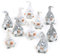 Logbuch-Verlag 10 mini Wichtel Figuren Weihnachtswichtel Give-Away kleines Geschenk Kollegen Mitarbeiter Kunden 4 cm