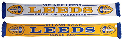Arena Scarves Leeds Fan-Schal, Stolz von Yorkshire, Weiß, Blau, Gold, One size