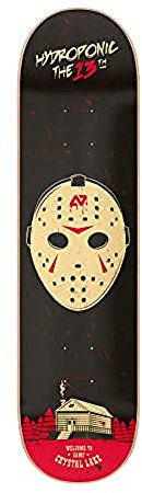 Hydroponic Unisex – Erwachsene Terror Skateboard Deck, Friday 13, 8.125