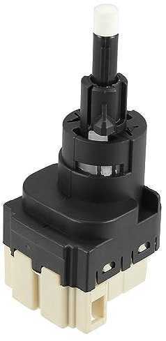 X AUTOHAUX Auto Feststellbremsschalter 4 Stifte Bremslichtschalter Ersetzen 1K2945511 für VW Golf VI 1.4 TSI 2008-2013, VW Golf V 1.9 TDI 2003-2009, Schwarz, Beige, Drucktaste, Automatik