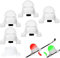 5pcs 2 In 1 LED-Lichtschlag Elektronischer Bissanzeiger Mit Bewegungssensor, Alarmlicht, Angeln, Nachtangeln, LED-Ruten, Nachtlicht-Bissanzeiger, Clip-on-Fischbissanzeiger (5pcs)