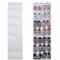 Over Door Shoe Organizer - 28 Large Mesh Pockets Hanging Storage for Kitchen Closet (White)