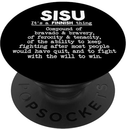 Sisu Definition - Es ist eine finnische Sache - Finnland Finn Sisu PopSockets mit austauschbarem PopGrip