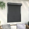 Somanki Rollladen Aluminium, Aussenrolladen, Schrank Rollo, Außenrollo, Sonnenschutzrollo Außen, 100 x 120 cm Anthrazit