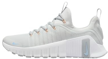 Nike Free Metcon 6 Women's Workout Shoes, Photon Dust/Light Smoke Grey/Summit White, 5 UK