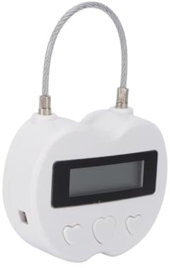 Mipcase 1 Pezzo Timer Elettrico Programmabile USB con Serratura Antispreco Countdown Digitale per Del Facile da Usare e Portatile con Display LCD per Monitoraggio Temporizzazione