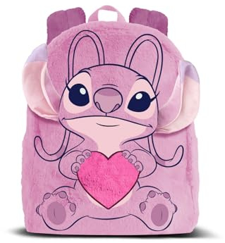Disney Lilo und Stitch Angel Heart-Plush Rucksack, Rosa