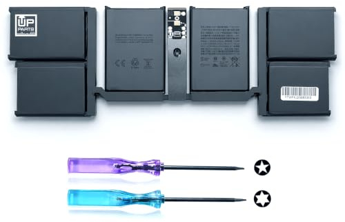 UP PARTS Batería compatible con MacBook Pro 14 (noviembre 2023) A2992 EMC 8407, A2977 con kit de montaje, capacidad batería 6300 mAh, 72,6 Wh, 11,57 V para MacBook Pro 14 M3 (2023)