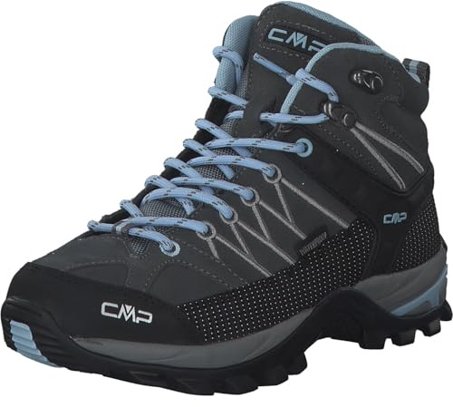 CMP Rigel Mid Wmn Trekking Shoes Wp, Scarpe da trekking Donna, Graffite Azzurro, 39 EU