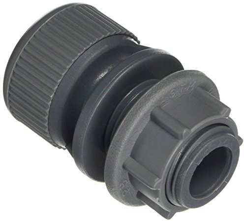 BS7291 Part 1 and 2 Push Fit Tank Connector, Grey, 15 mm