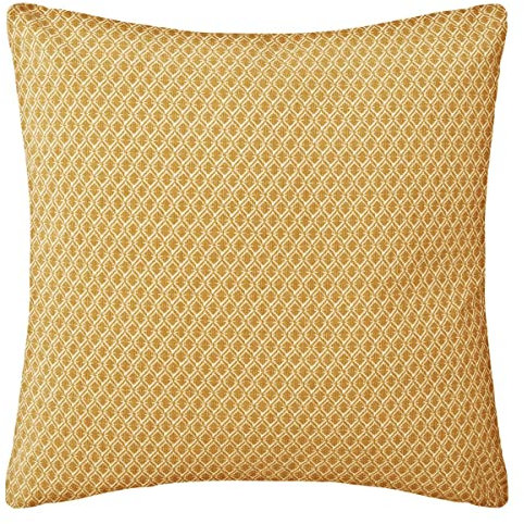 Atmosphera - Kissen - Otto-Motiv - Baumwolle - ockergelb - 38x38 cm - Gelb