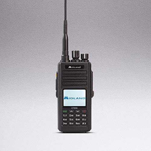 Midland c1339 Radio VHF/UHF portátil de Banda Dual (144-146 y 430-440 MHz).