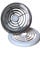 4 5 6 Shower Light Chrome & White 12v Transformer Bathroom Zone 1 & 2 Ventilation (5 125mm, White/Chrome)