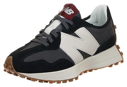 New Balance Femme 327 Basket, Black/Moonbeam, 37.5 EU