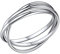 PROSILVER 925 Silber Verlobungsring für Männer Herren 3er-Ringe Wickelring Fingerring Minimalist Ehering Memoirering Trauring Hochzeitsring Ring Größe 67