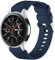 Mastten 22mm Silicone Strap Compatible With Samsung Galaxy Watch 46mm /Galaxy Watch 3 45mm /Gear S3 Frontier/Classic, Soft Silicone Sport Wristband Replacement Straps For Men Women, Dark Blue