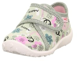 Superfit Jungen Mädchen Spotty Hausschuhe, Hellgrün/Mehrfarbig 7530, 20 EU Weit