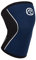 Rehband Ginocchiera sportiva per cross-fit e allenamento pesante, manico al ginocchio in neoprene da 5 mm, disponibile in diversi colori e misure, unisex, colore: blu navy, XS